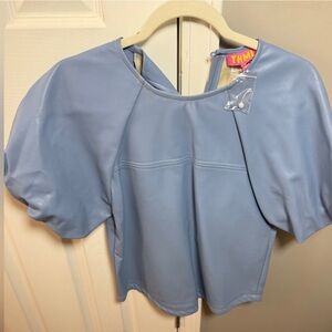 THML Women's Light Blue Blouse